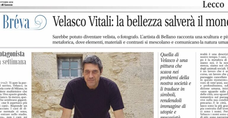 Velasco Vitali: la bellezza salverà il mondo